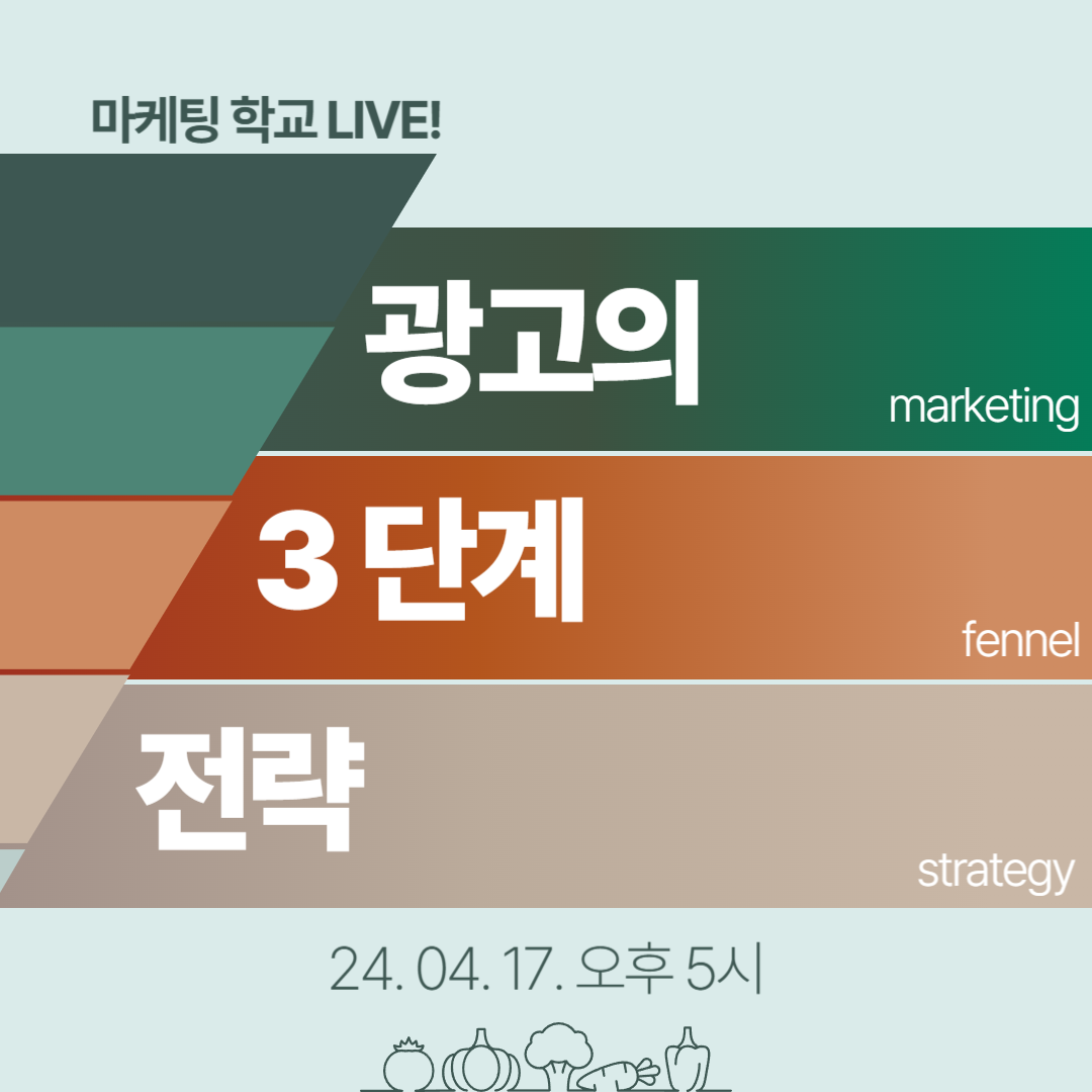 [마케팅학교 라이브] 광고의 3단계 전략